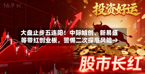 大盘止步五连阳！中际旭创、新易盛等带红创业板	，警惕二次探底风险→-第2张图片