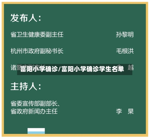 富阳小学确诊/富阳小学确诊学生名单-第2张图片