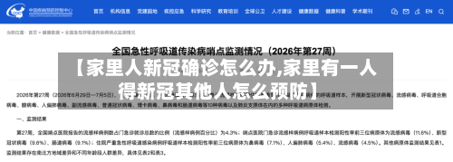 【家里人新冠确诊怎么办,家里有一人得新冠其他人怎么预防】