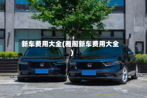 新车费用大全(雅阁新车费用大全)