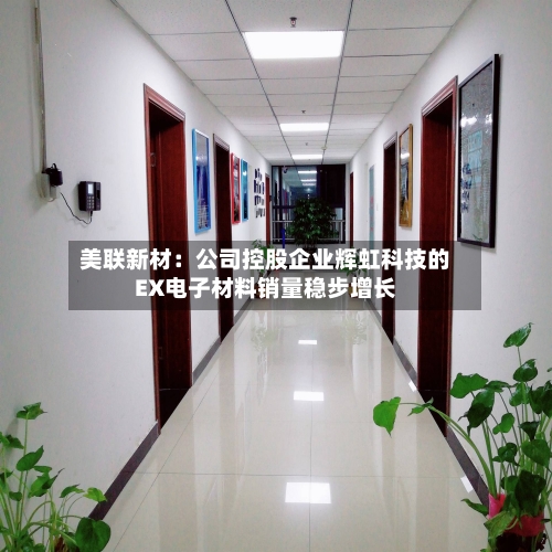 美联新材：公司控股企业辉虹科技的EX电子材料销量稳步增长-第3张图片