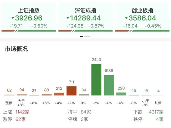 午后	，跳水了！“黑天鹅”突袭！
